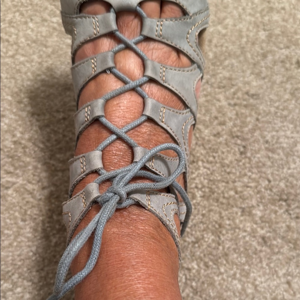 Stylish pale blue Women's Sandals - Picture 8 of 11